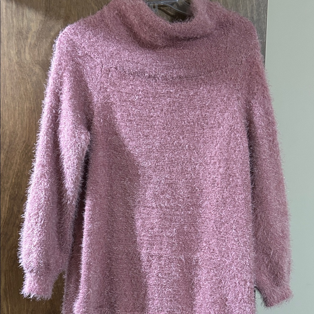 NY&C Pink Fuzzy Sweater